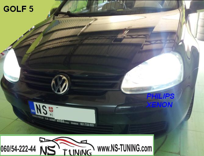 vw golf 5 xenon sijalica h7 ugradnja novi sad